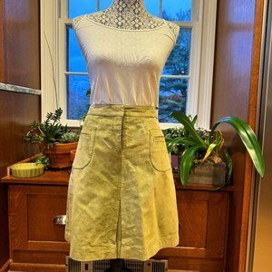 Lilly Pulitzer Vintage Dana Washable Suede Skirt Size 8 - RARE!